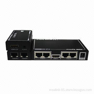 1 x 2 HDMI Extender, Over-single Cat5e/6, Supports IR Extension, 3D